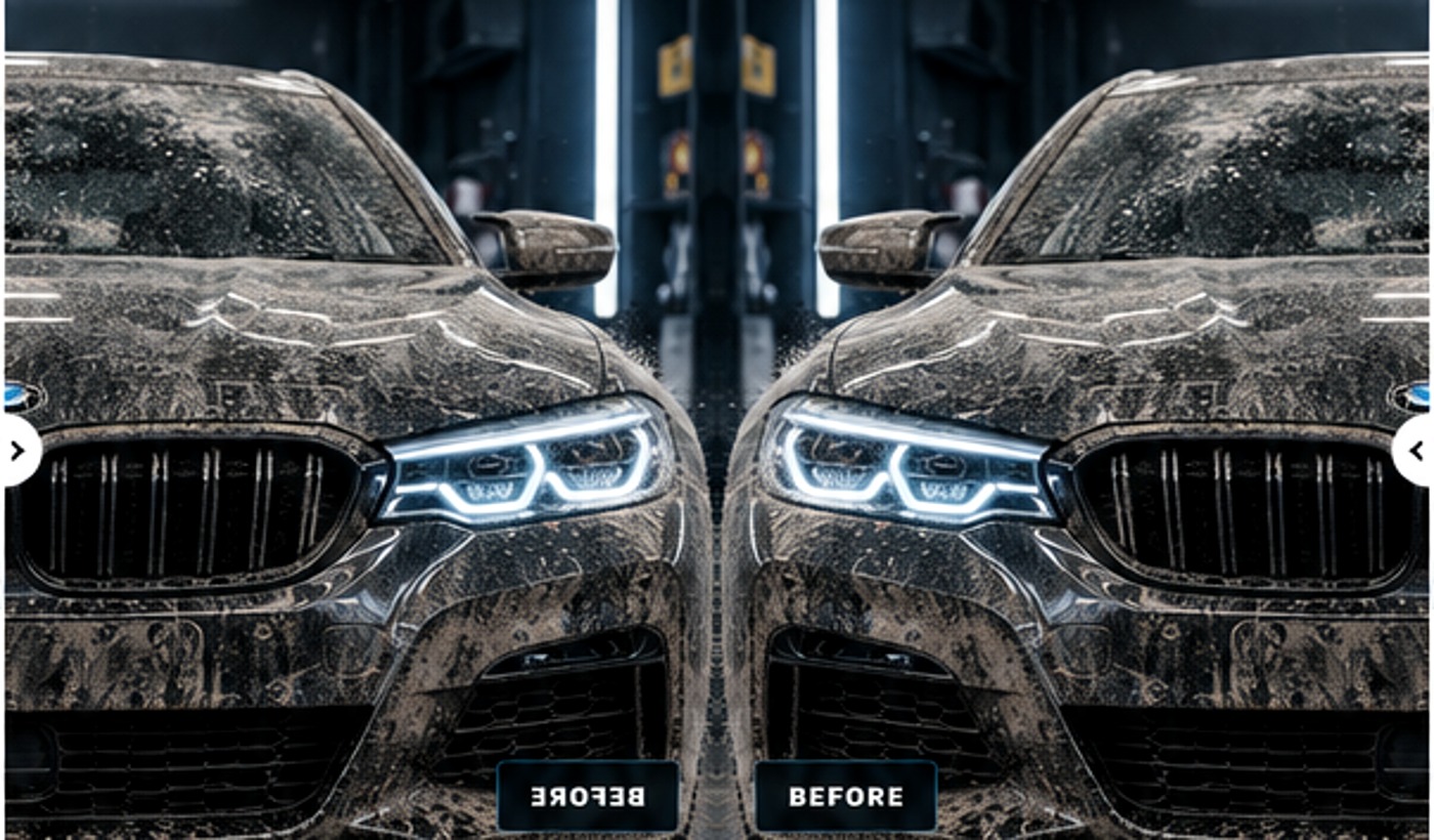 Vehicle before detailing